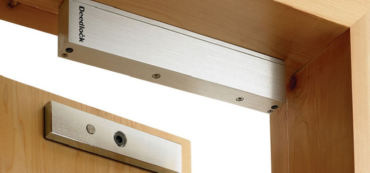 Magnetic lock installation Mendota